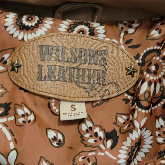 Slim Cut Western Leather Jacket by Wisons Leather - S - Picture 4 of 7